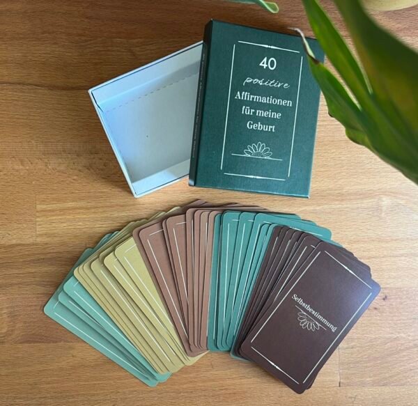 IMG_0284 Positives Affirmationskartenset für deine Geburt
